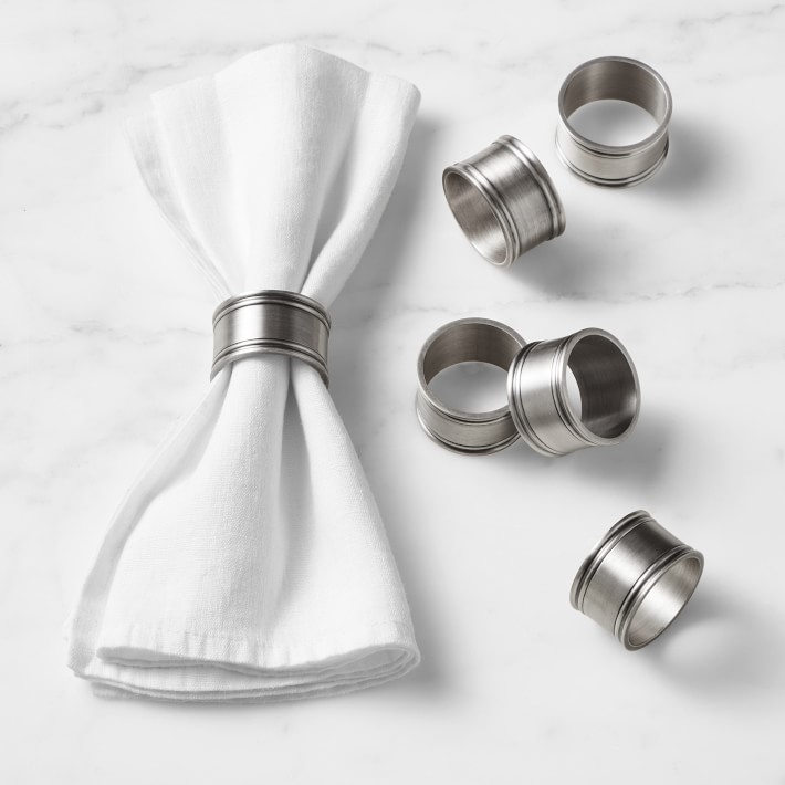 Williams Sonoma Pantry Napkin Rings, Set of 6 Williams Sonoma