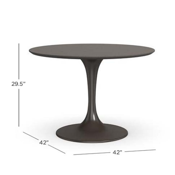 SIMPO Atlanta Outdoor Dining Table (120cm Round) — White