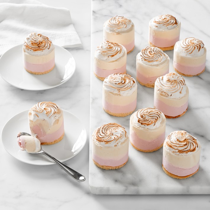 Baked Alaska Mini Ice Cream Cakes - Set Of 12 | Ice Cream Online | Williams  Sonoma