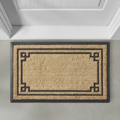 Horizontal Stripe Coir Doormat - 22 x 36