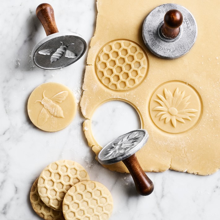 Nordic Ware Geo Cast Cookie Stamps - Silver, 1 - Foods Co.