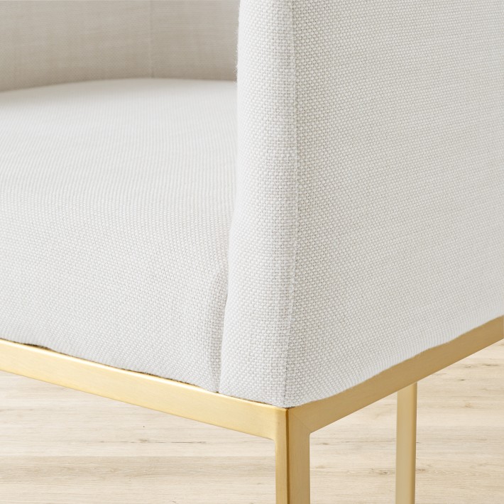 Bradley Curved Back Armchair | Williams Sonoma