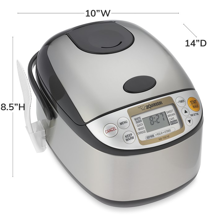Bear Rice Cooker 4 Cups (UnCooked), Rice Cooker Small, 6 Cooking