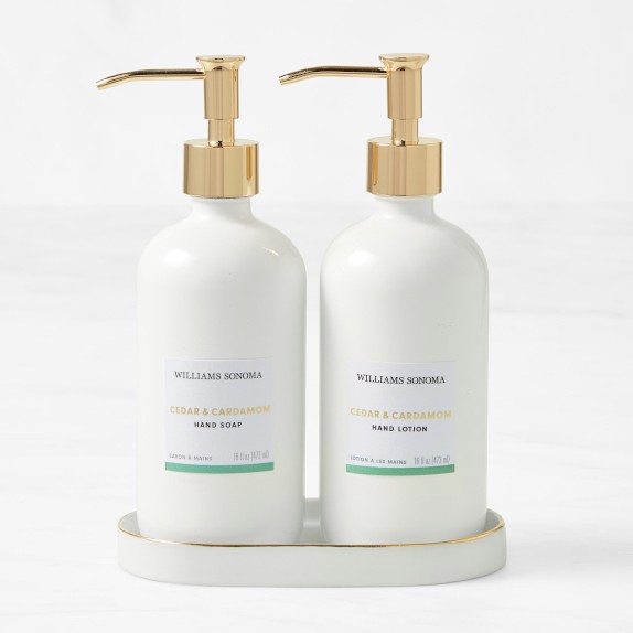 Home Fragrance 3Piece Hand Soap & Lotion Set, Cedar & Cardamom