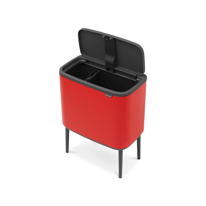 BRABANTIA - Poubelle Touch Bin passion red 60 litres