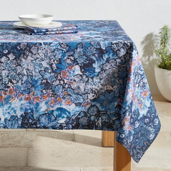 Michelle Kim Oilcloth Outdoor Tablecloth Williams Sonoma
