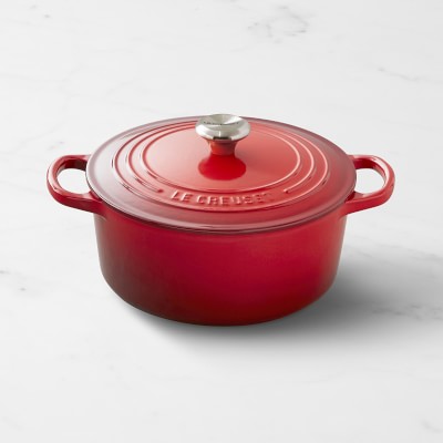 Enameled Cast Iron 11 Round Dutch Oven - Red
