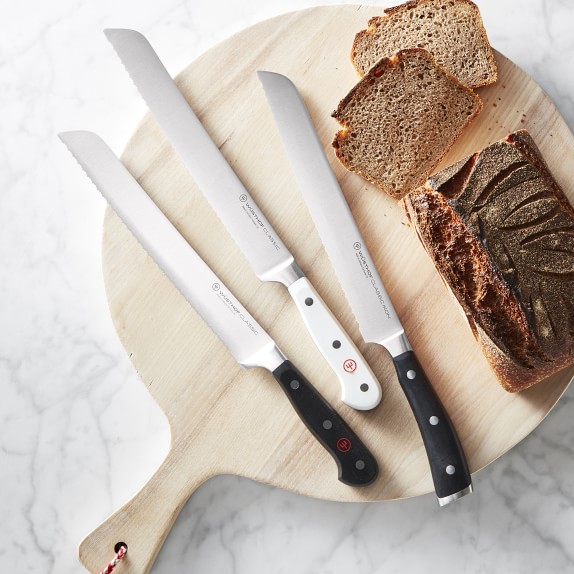 Wüsthof Classic Ikon DoubleSerrated Bread Knife Williams Sonoma