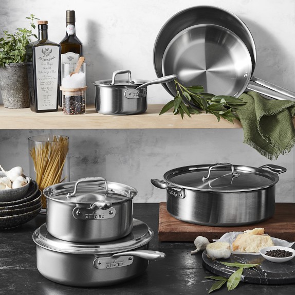 10-Piece BD5 Stainlees Steel Cookware Set I All-Clad