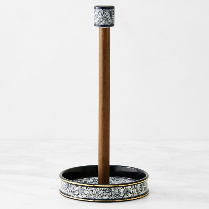 Preston Marble & Wood Paper Towel Holder