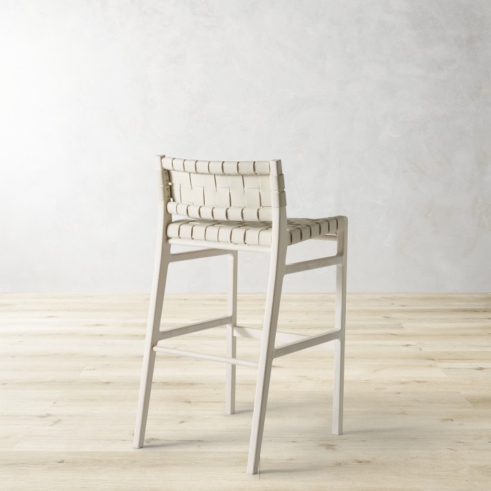 Stratton Low Back Counter & Bar Stool | Williams Sonoma