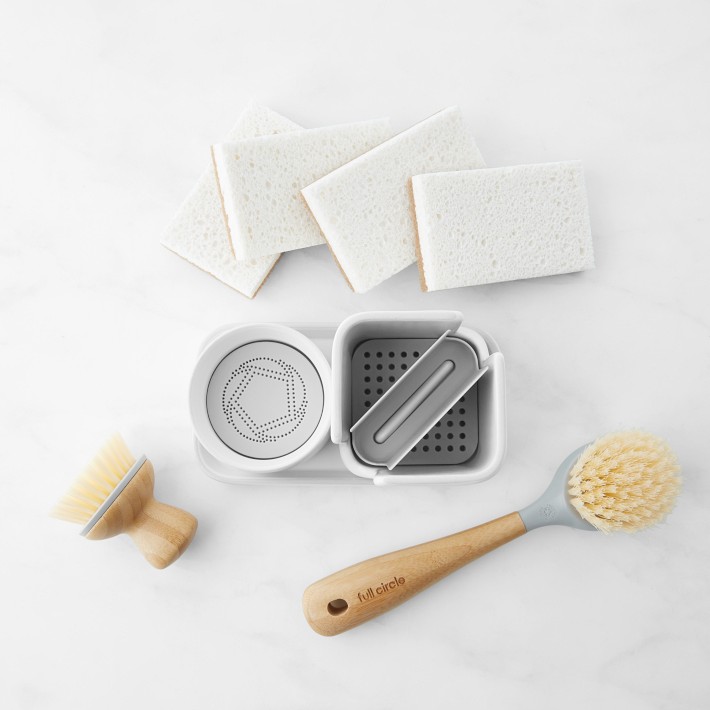 Full Circle Dish Sponge, Soap in Handle, Sustainable – Full Circle Home