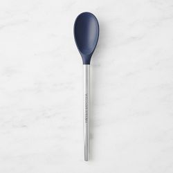 Williams Sonoma Stainless-Steel Silicone Slotted Food Turner + Spatula