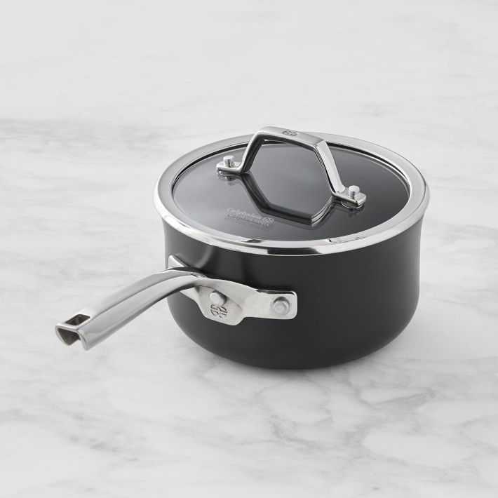 Calphalon Classic 3.5 Quart Saucepan with Lid, Stainless Steel