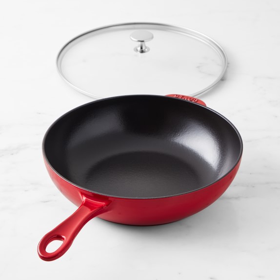 Staub Enameled Cast Iron Saute Pan Williams Sonoma