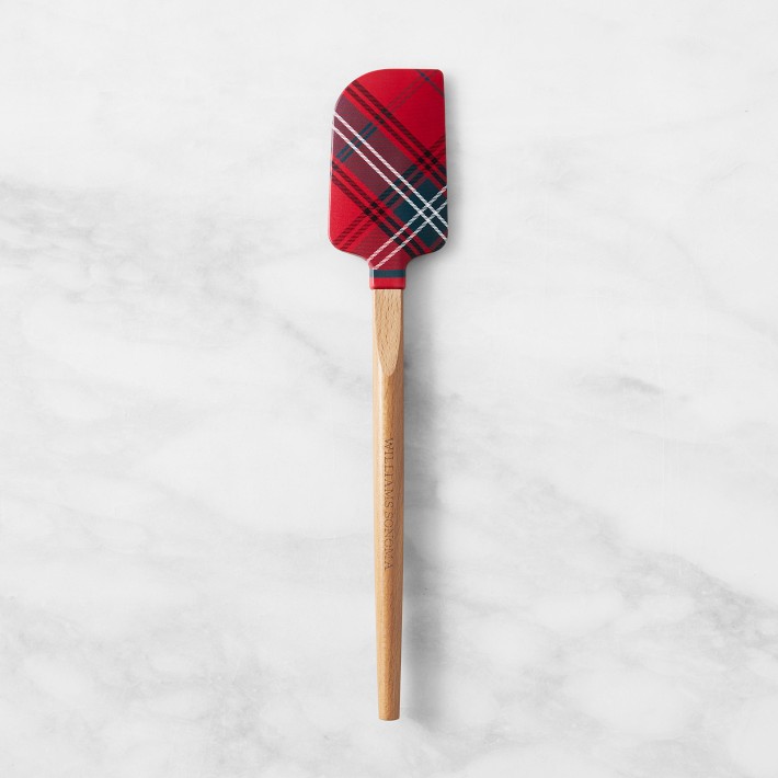 Williams Sonoma Red Tartan Wood Spatula