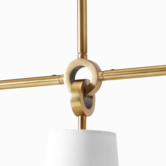 Chain Link Linear Pendant Williams Sonoma