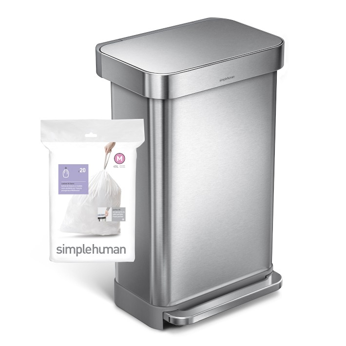 Simplehuman Code K Custom Fit Liners Extra Strong 20 Trash Bags 35