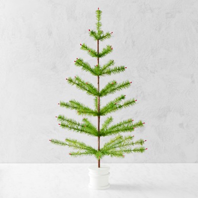 Green Feather Christmas Tree