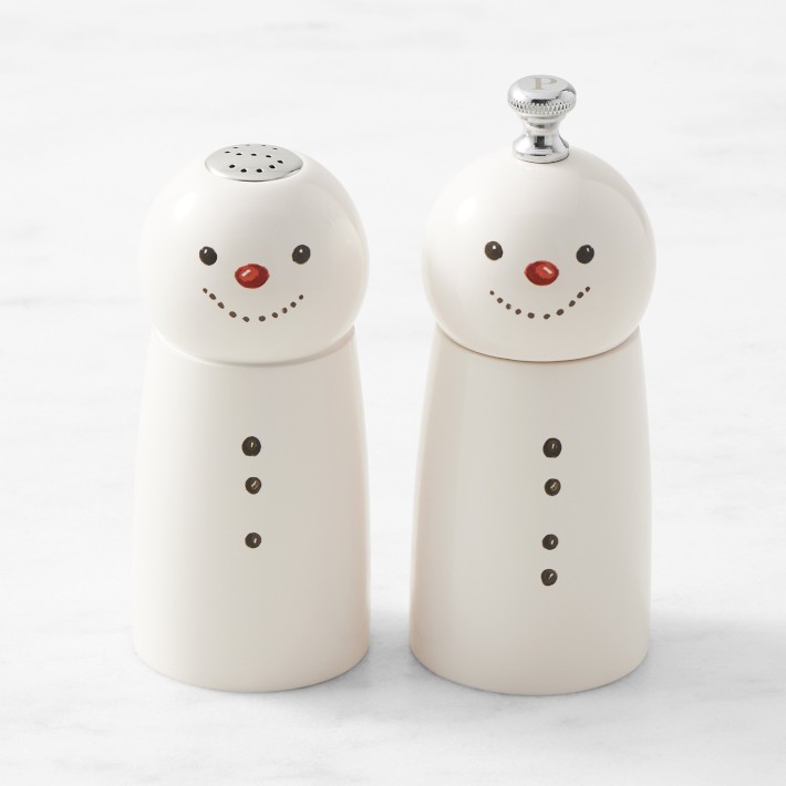 Buy Hand Crafted Whimsical Checks Tall Wood Salt & Pepper Shakers