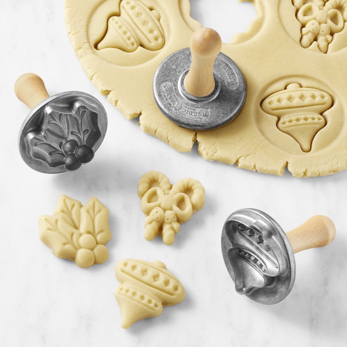 Nordic Ware Holiday 3D Cookie Stamps, Set of 3