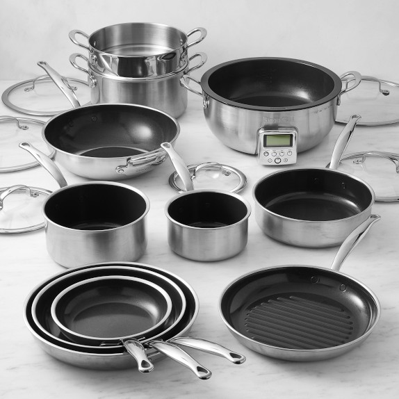GreenPan™ Premiere StainlessSteel Ceramic Nonstick 15Piece Cookware