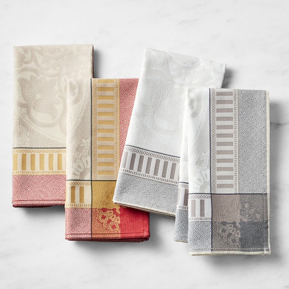 Jacquard Malta Napkins, Set of 4 Williams Sonoma