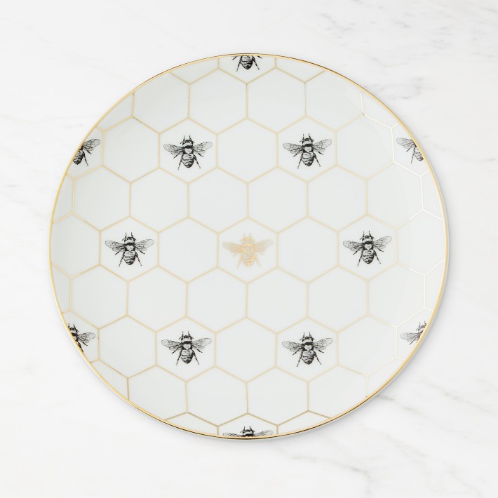Honeycomb Appetizer Plates - Set of 4