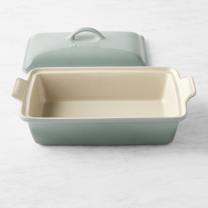 Le Creuset Heritage Rectangular 9x13 Rhone Ceramic Baking Dish with Lid +  Reviews