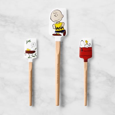 Williams Sonoma PEANUTS™ Halloween Mini Wood Spatulas, Set of 2