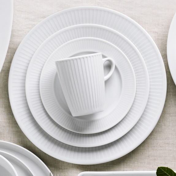 Pillivuyt Plissé Cup Dia 9,8 cm 29 cl White - Elkjøp