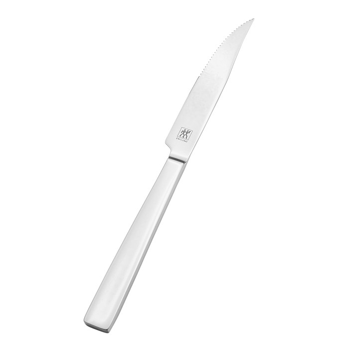 Zwilling Stainless-Steel Dinner Steak Knives and Forks, Set of 12