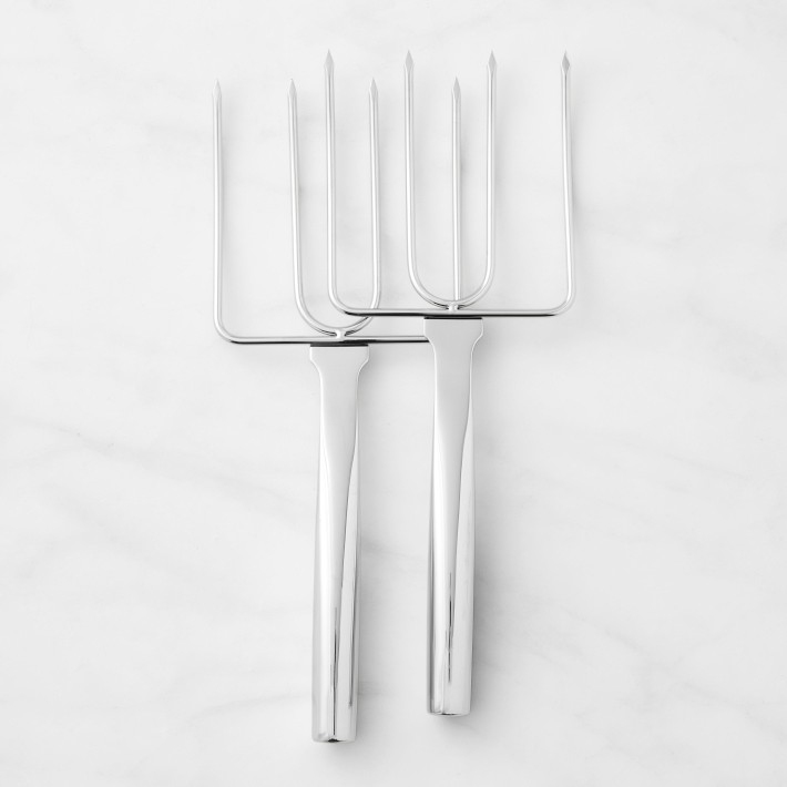 Stainless Steel Two Prong Mini Fork Dessert Pastry Appetizer Forks Fruit  Forks Fine Polishing Small Two Prong Cake Fork