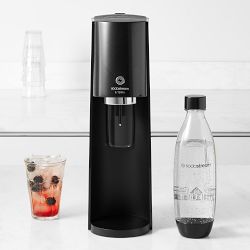 sodastream bottles s/2, 1L dishwasher safe slim black - Whisk