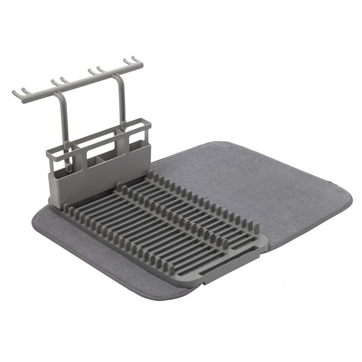 Umbra Udry Rack and Microfiber Dish Drying Mat Space-saving Lightweight for  sale online