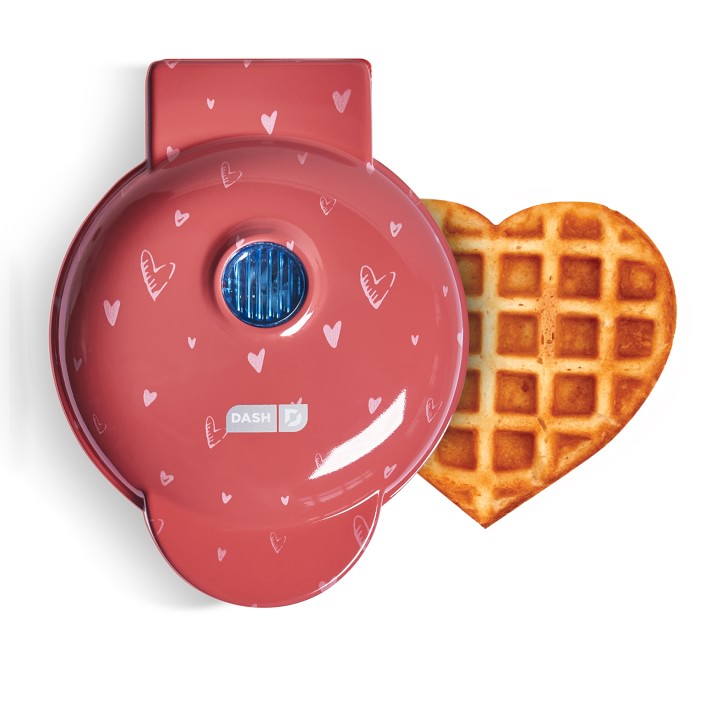 Rise by Dash Mini Waffle Maker, Red