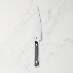 Spyderco Utility Kitchen Knife 6.5 in Serrated Black Handle