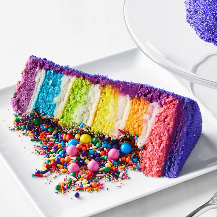 Flour Shop Rainbow Pop-Up Cake Kit - YouTube