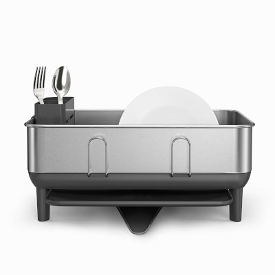 Simplehuman Compact Steel Frame Dish Rack Brushed Stainless Steel