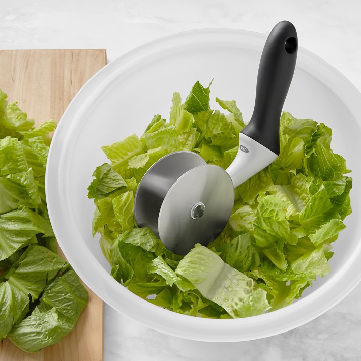 OXO Salad Chopper & Mixing Bowl Vegetable Tool Williams Sonoma