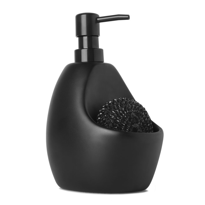 OXO Soap Dispensing Sponge Holder Black