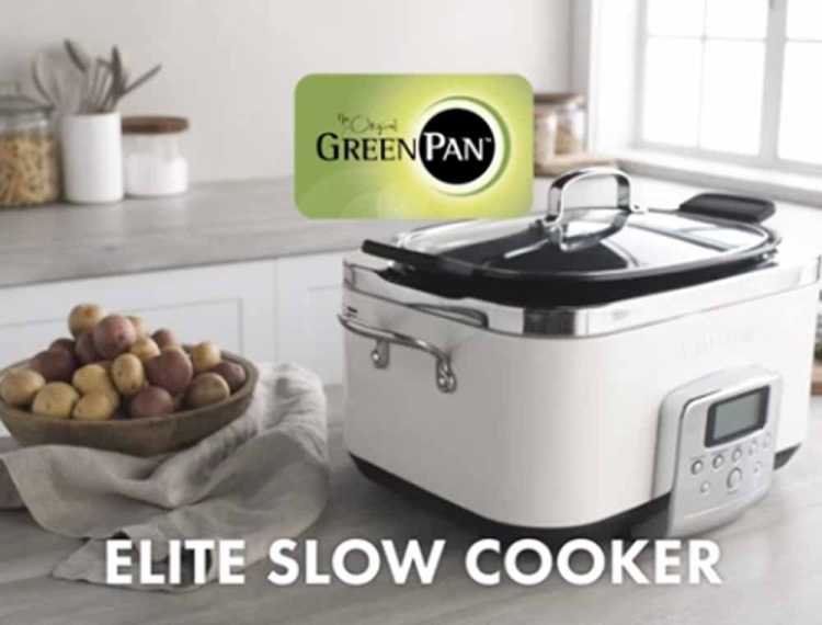 GreenPan Elite 6-Quart Essential Smart Skillet - Cloud Cream