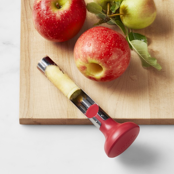 Testing kitchenAid apple corer/slicer 