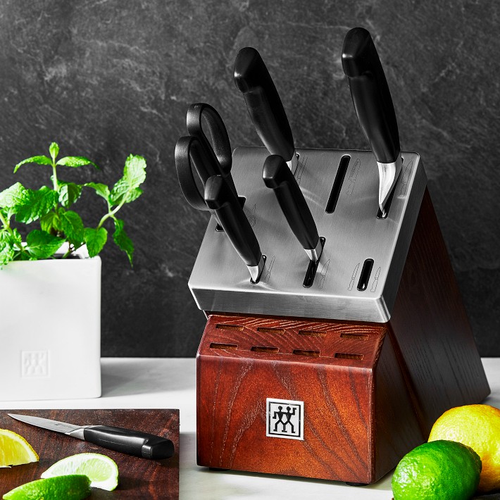 Zwilling Four Star Eco Self-Sharpening Knife Block, Set of 7