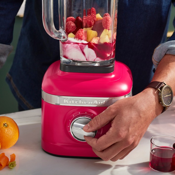KitchenAid K400 Beetroot Red Blender with Glass Jar + Reviews
