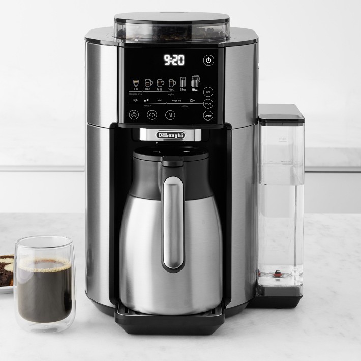 Kenmore Elite Grind and Brew Coffee Maker w/ Burr Grinder, 12 Cup  Programmable Automatic Timer Brew Coffee Machine, Air-Tight Bean Hopper,  Grind Size