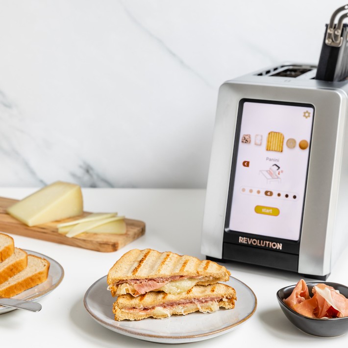 Revolution R180S High-Speed Touchscreen Toaster, 2-Slice Smart Toaster with  Patented InstaGLO Technology & Panini Mode