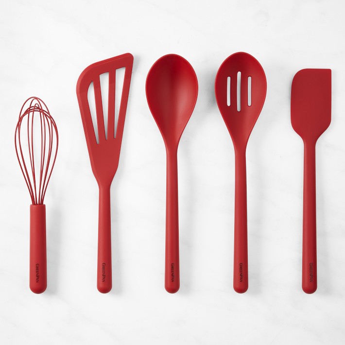 Platinum Silicone Whisk, Red