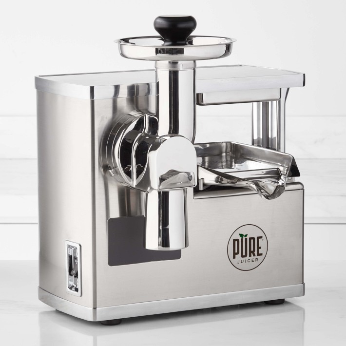 PURE Juicer Cold Press Juicer, All Stainless Steel