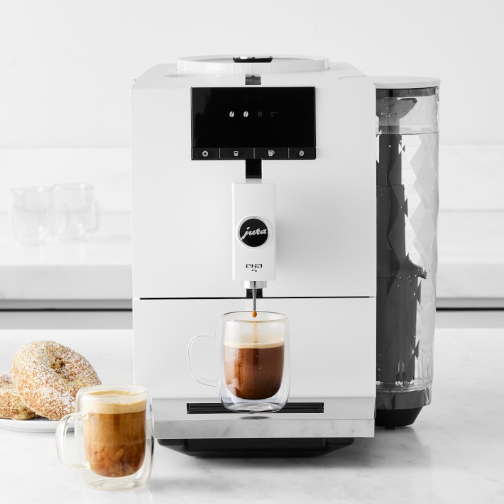 JURA ENA 4 Fully Automatic Espresso Machine in Nordic White